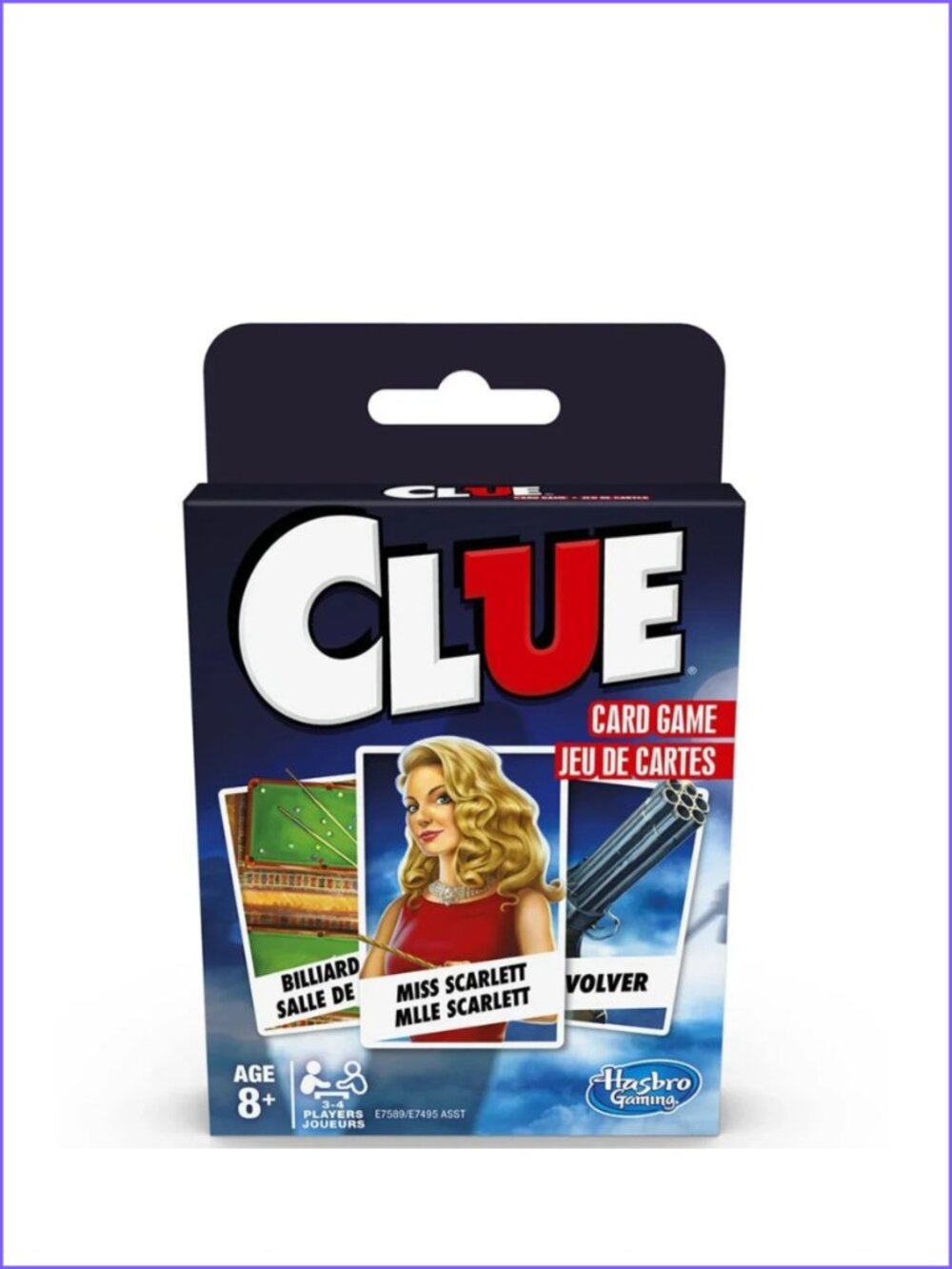 Hasbro Clue Card Game Bilingual New Sealed Ages 8 +